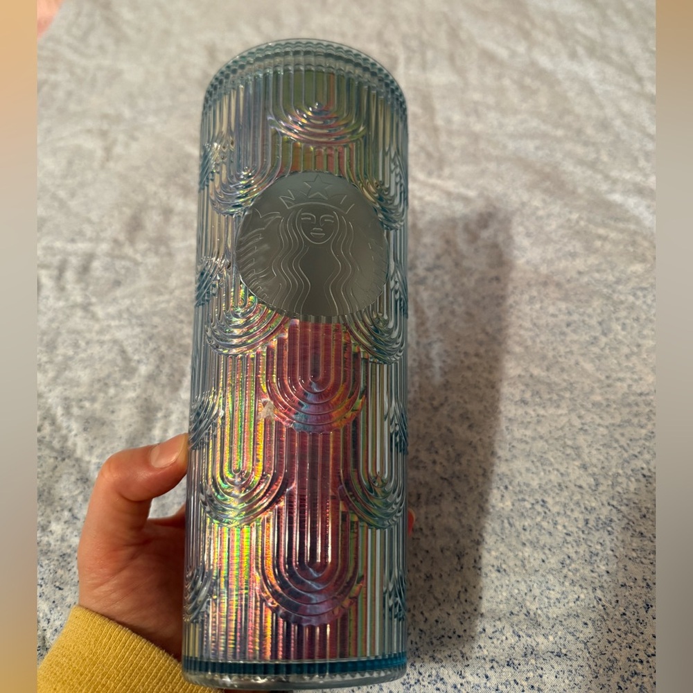 Starbucks Holographic Blue Tumbler